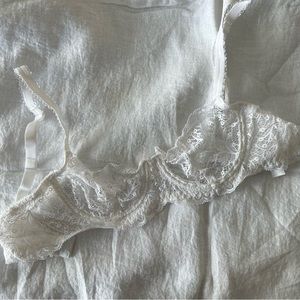 Journelle White Lingere bra
